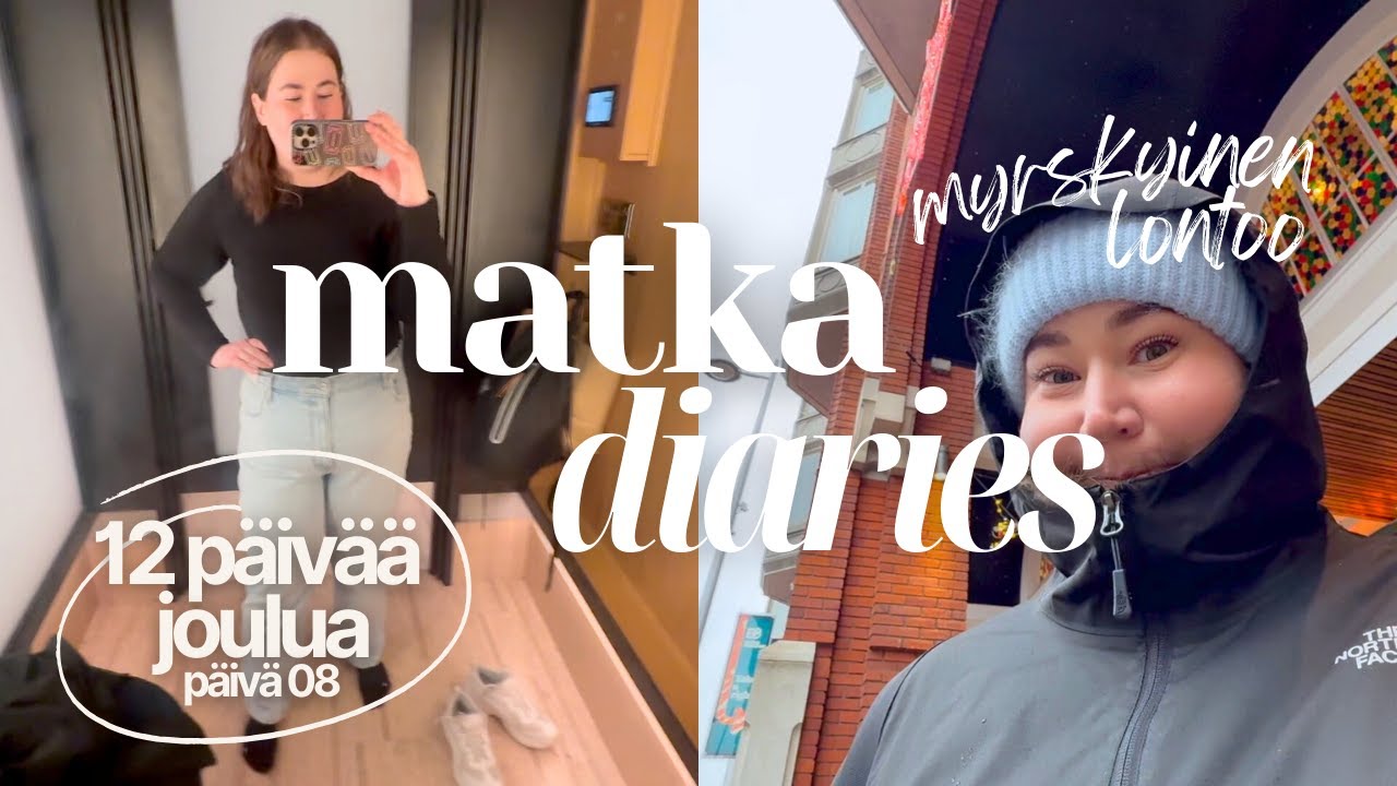 Myrskyinen shoppailupäivä Lontoossa & ostosten esittely ✨🎄 12 päivää joulua 2024