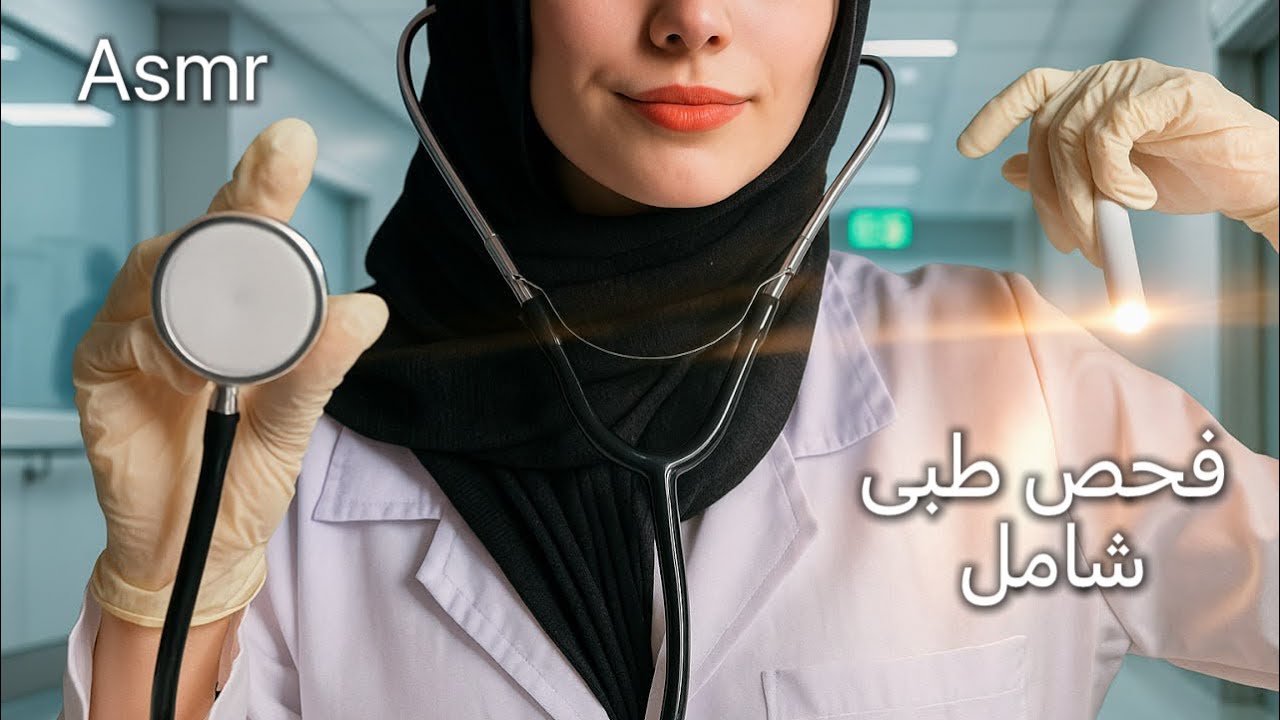 ASMR | الدكتورة تفحصك فحص طبي ونفسي شامل اي اس ام ار #asmr