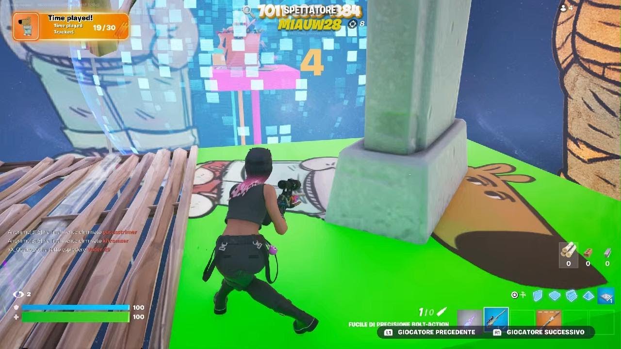 Gioco a Fortnite