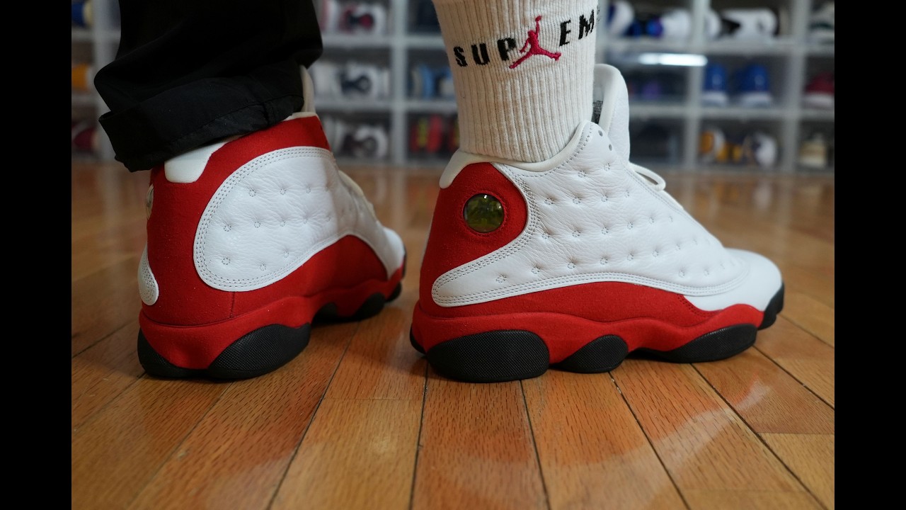Возвращение оригинала! Обзор и фото Air Jordan 13 Chicago или Cherry!