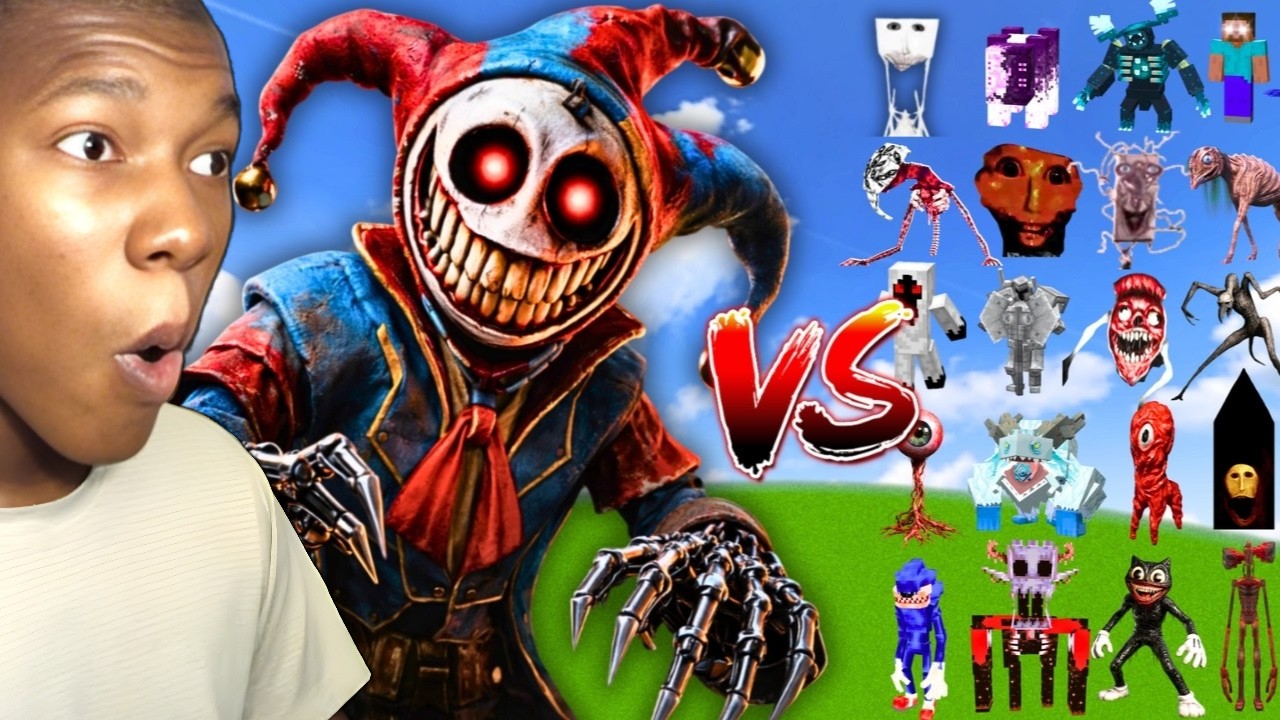 The Prototype [Poppy Playtime] vs ALL MINECRAFT BOSSES | Minecraft Mob Battle REACTION!