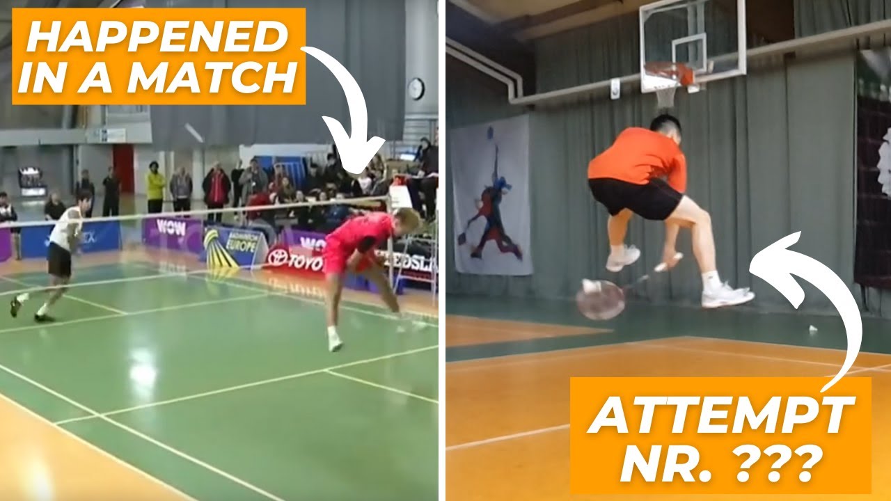 Recreating Impossible Badminton Trickshots - Part 1: Tweener Edition