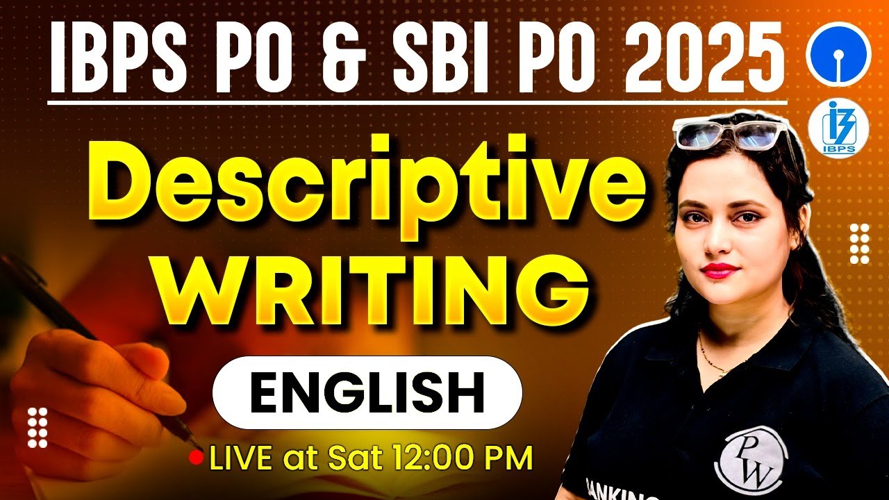 IBPS PO / SBI PO 2025 | Descriptive Writing for IBPS/SBI PO Mains | English by Rupam Ma'am