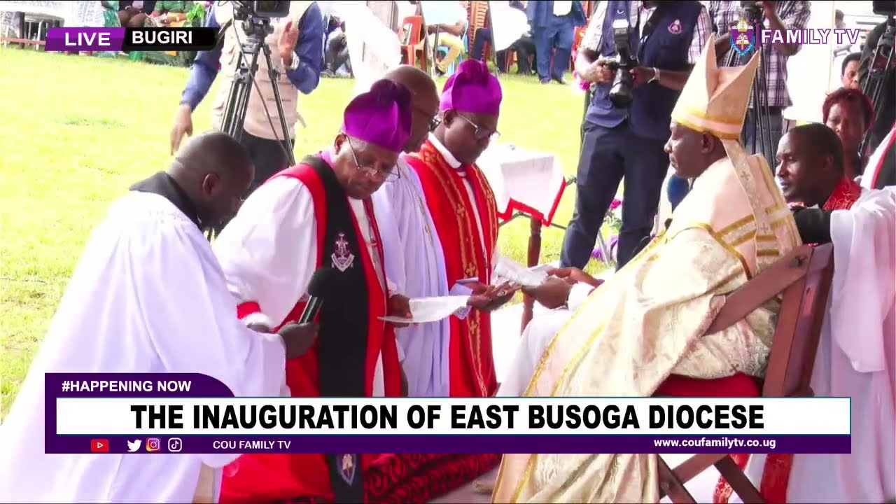 The Inauguration Of East Busoga Diocese And Consecration Of The Rev. Can. Paul Hannington Suubi