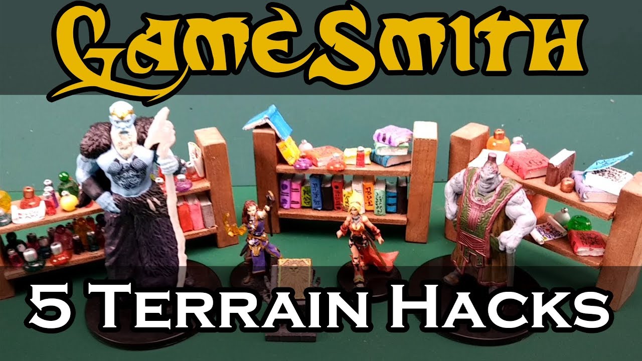 5 Scatter Terrain Hacks for your Tabletop Game (2019) GameSmith S01E019