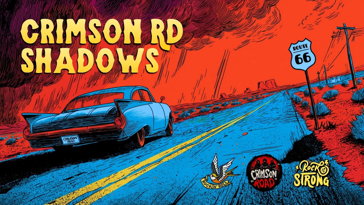 Crimson Road - Shadows | Emotional Rock Song | 80's Rock Music