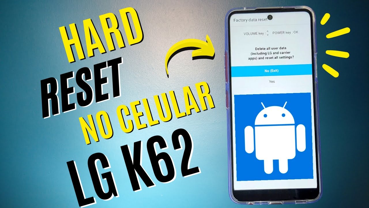 COMO FAZER O HARD RESET NO CELULAR LG K62