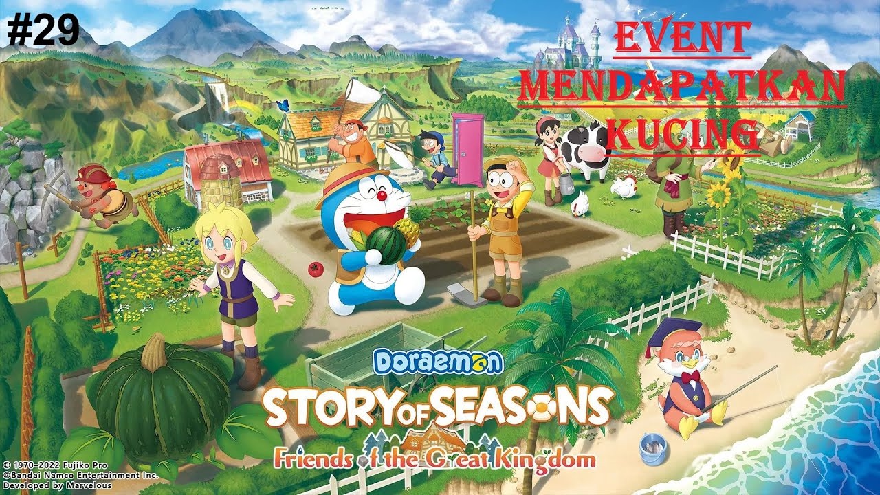DORAEMON STORY OF SEASONS FRIENDS OF THE GREAT KINGDOM BAHASA INDONESIA