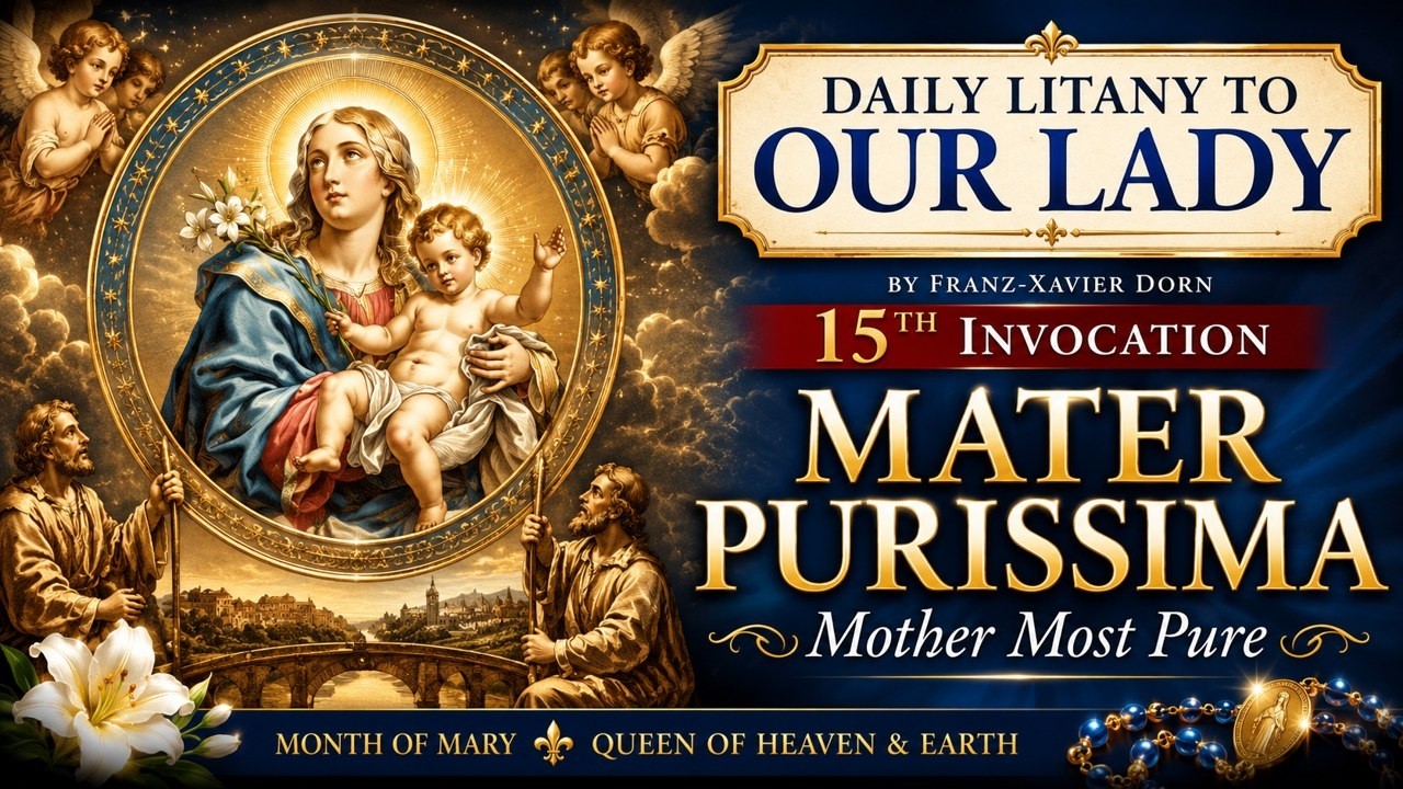 Daily Litany to Our Lady: Day 15: Mater Purissima - Mother Most Pure