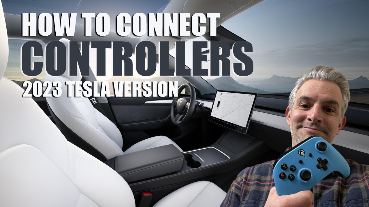 How to connect controllers on the 2023 Tesla Model Y