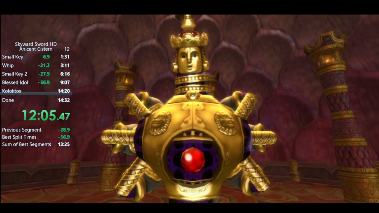 Skyward Sword HD -  Ancient Cistern speedrun in 13:27.730