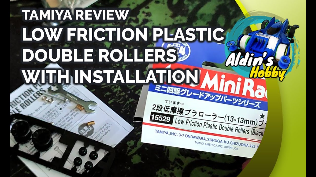Tamiya Low Friction Plastic Double Rollers Review