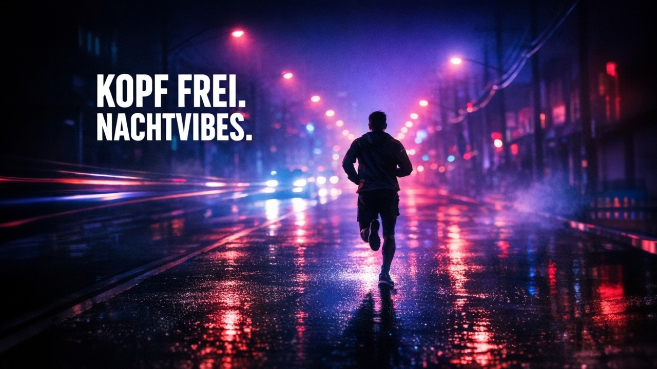 Kopf frei beim Laufen | Elektronische Nachtvibes