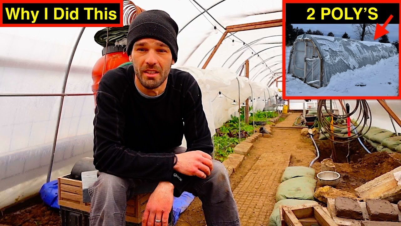ДЕШЕВАЯ ДВУХСЛОЙНАЯ ТЕПЛИЦА СВОИМИ РУКАМИ — ЗАЧЕМ И КАК