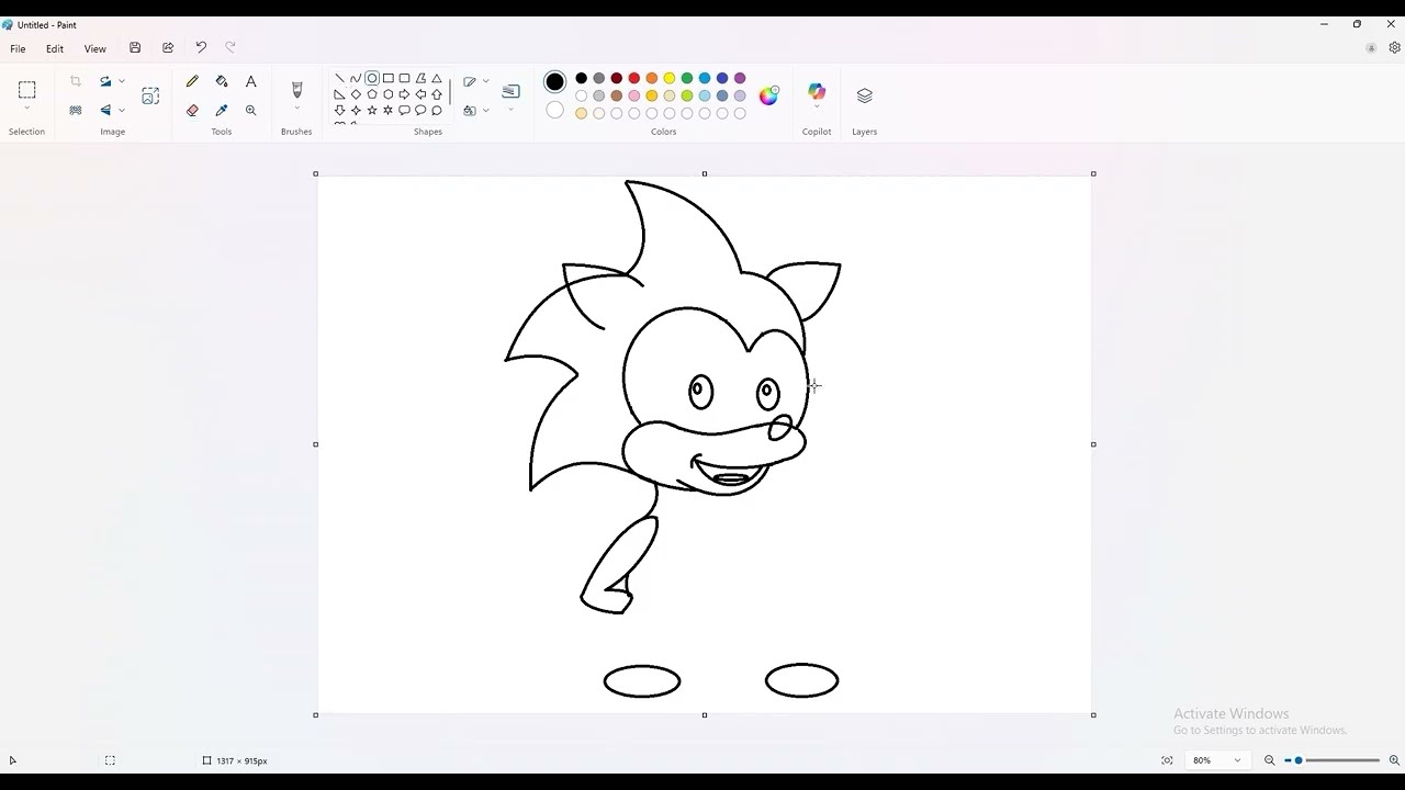 How to draw SONIC Easy Step by Step || Sonic Drawing || #drawing #sonic