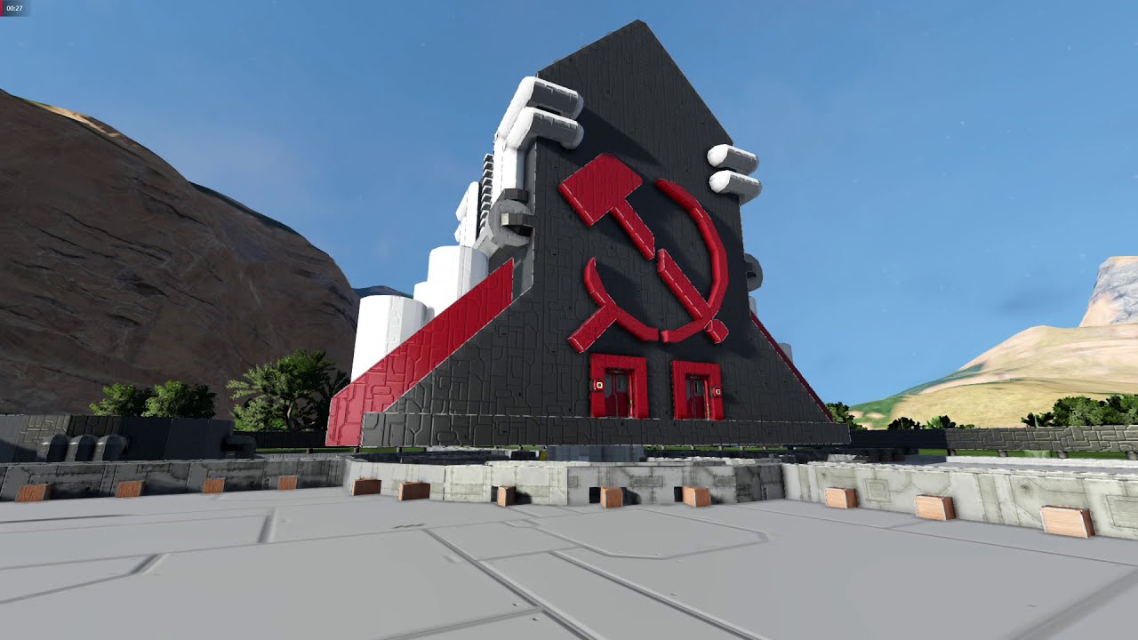 Space Engineers C&C RA2 Soviet Nuclear Missile Silo