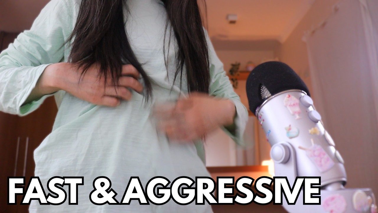 ASMR: ACTUALLY FAST & AGGRESSIVE Fabric Scratching (NOT JUST FAST!)