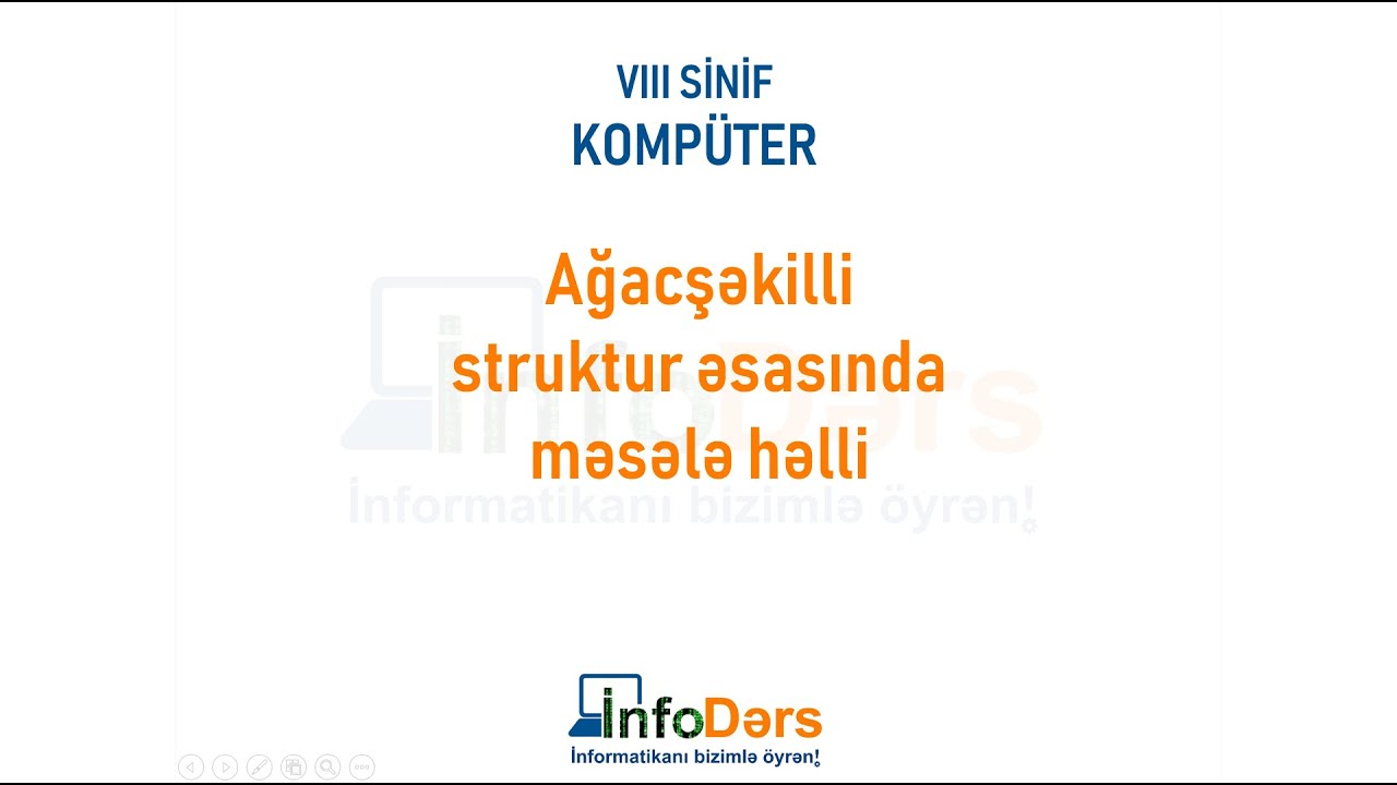 Ağacşəkilli struktur əsasında məsələ həlli