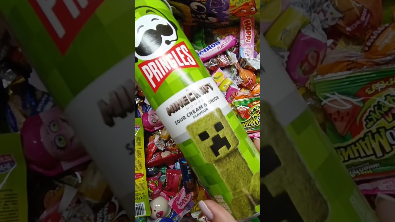 Unboxing Chips Pringles Minecraft Movie #unpacking #shortsvideo #youtubeshorts #fypシ゚viral #fyp