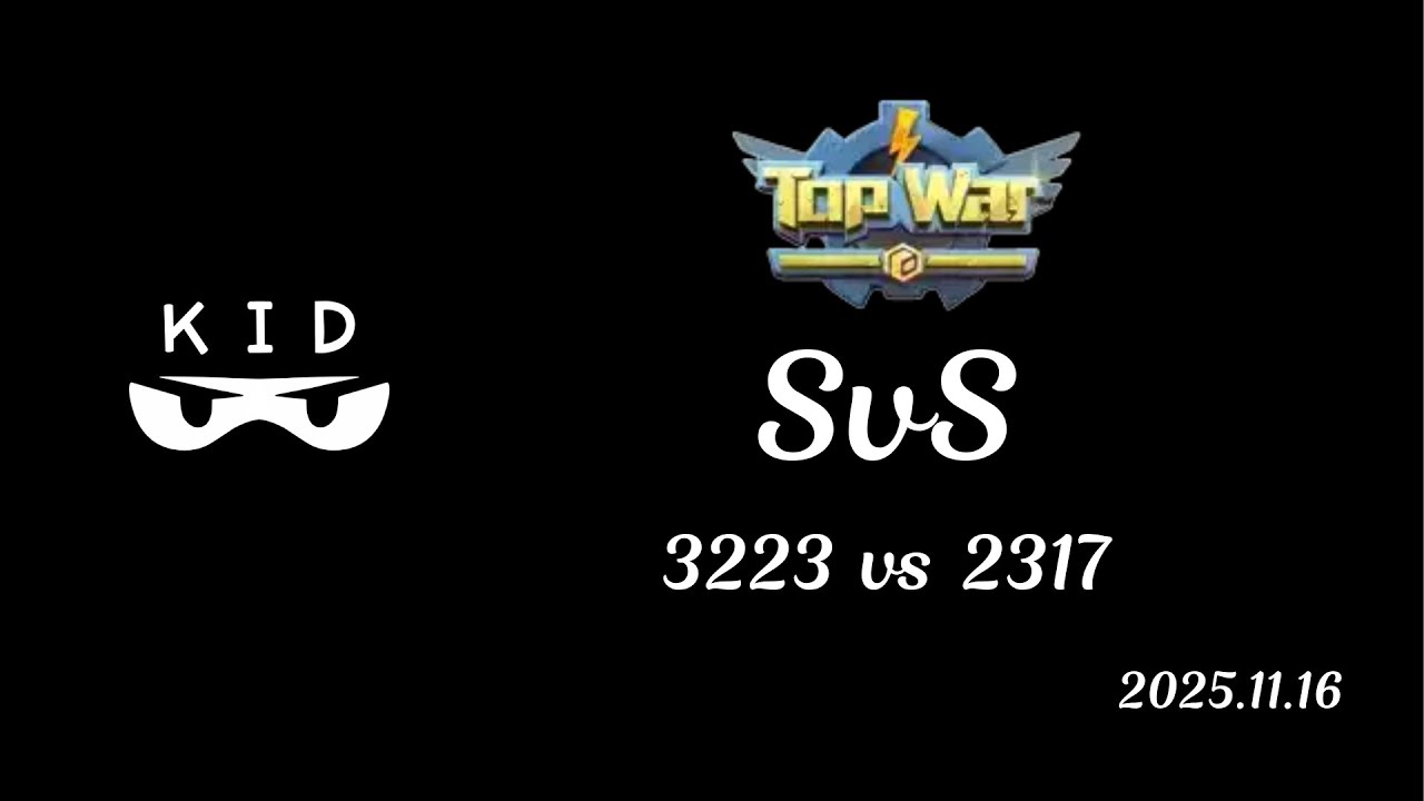 [Topwar s3223] SvS (vs 2317)