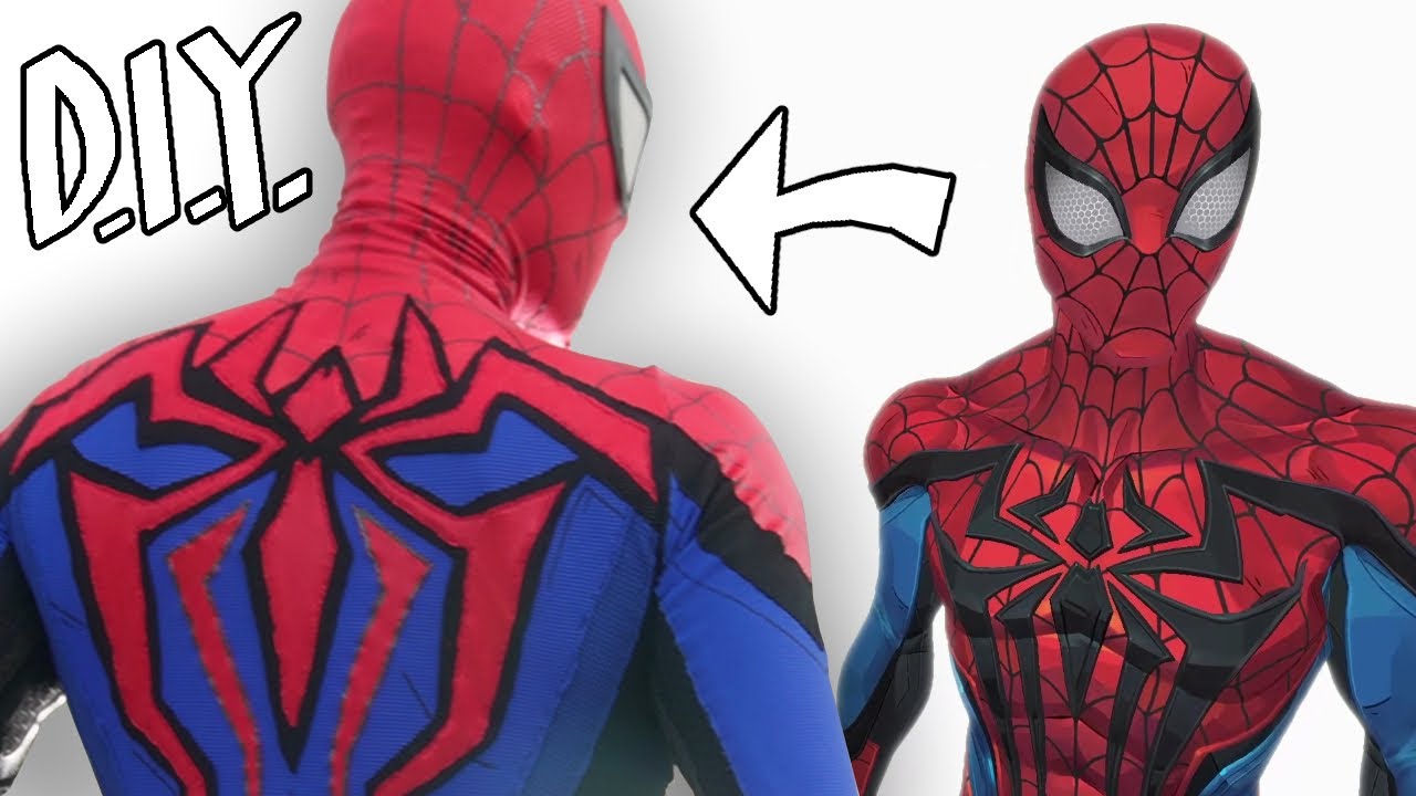 Я сделал костюм Человека-паука из Marvel Rivals