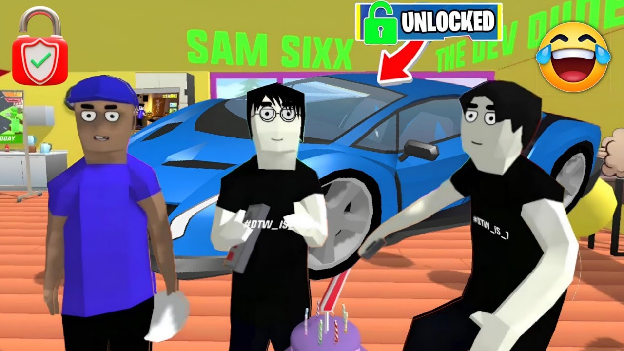 Jack Lamborghini Car Mission Unlock Sitting inside the Lamborghini - Dude Theft Wars