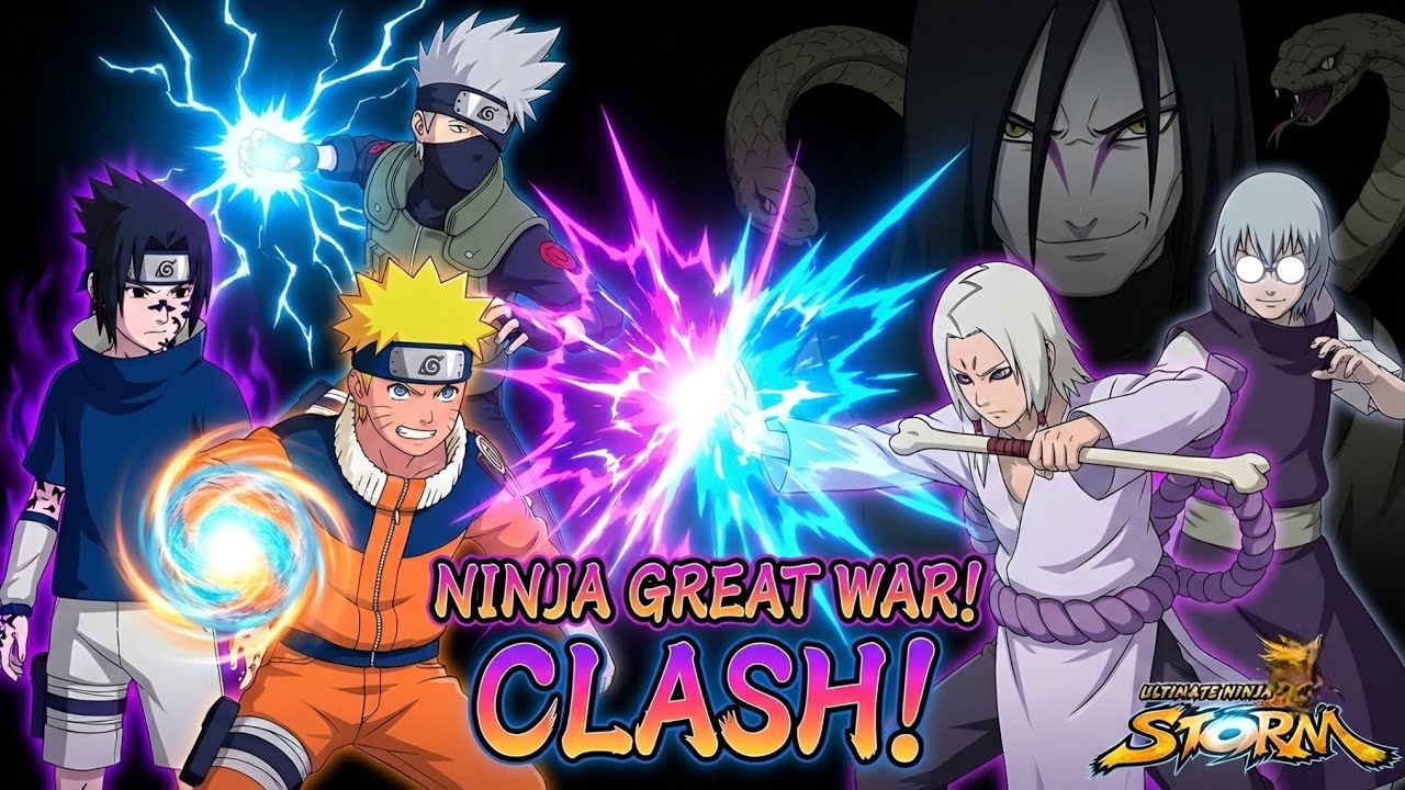 Cursed mark sasuke Uchiha, Naruto Kakashi vs kabuto, orochimaru, kimimaru ka high seo pack do
