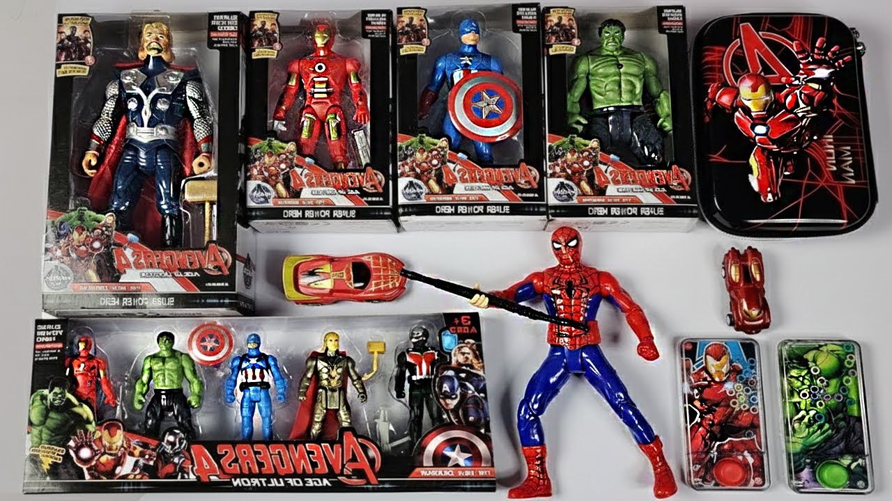 AVENGERS Toys Collection🤑Hulk, Thor, Ant-Man, Iron-Man, Spider-Man, Captain America, Action Figures