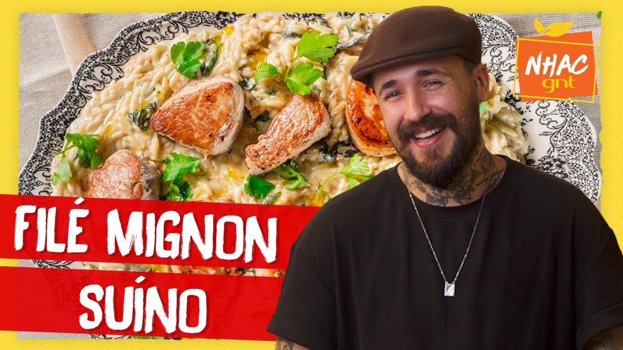 Filé mignon suíno com risoni cremoso e limão | Receitas com Sadia