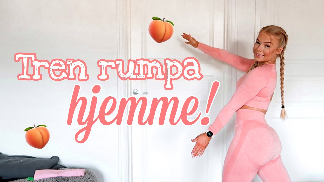 HJEMMETRENING FOR RUMPA ♡ Full treningsøkt for større glutes!