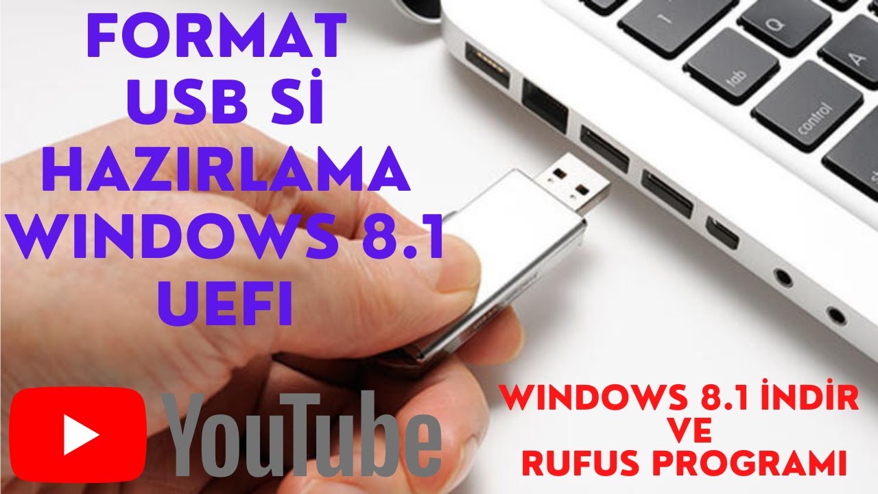 Format USB si Hazırlama Windows 8.1 , Rufus Programı ile Flaş Disk Oluşturma Nasıl Yapılır