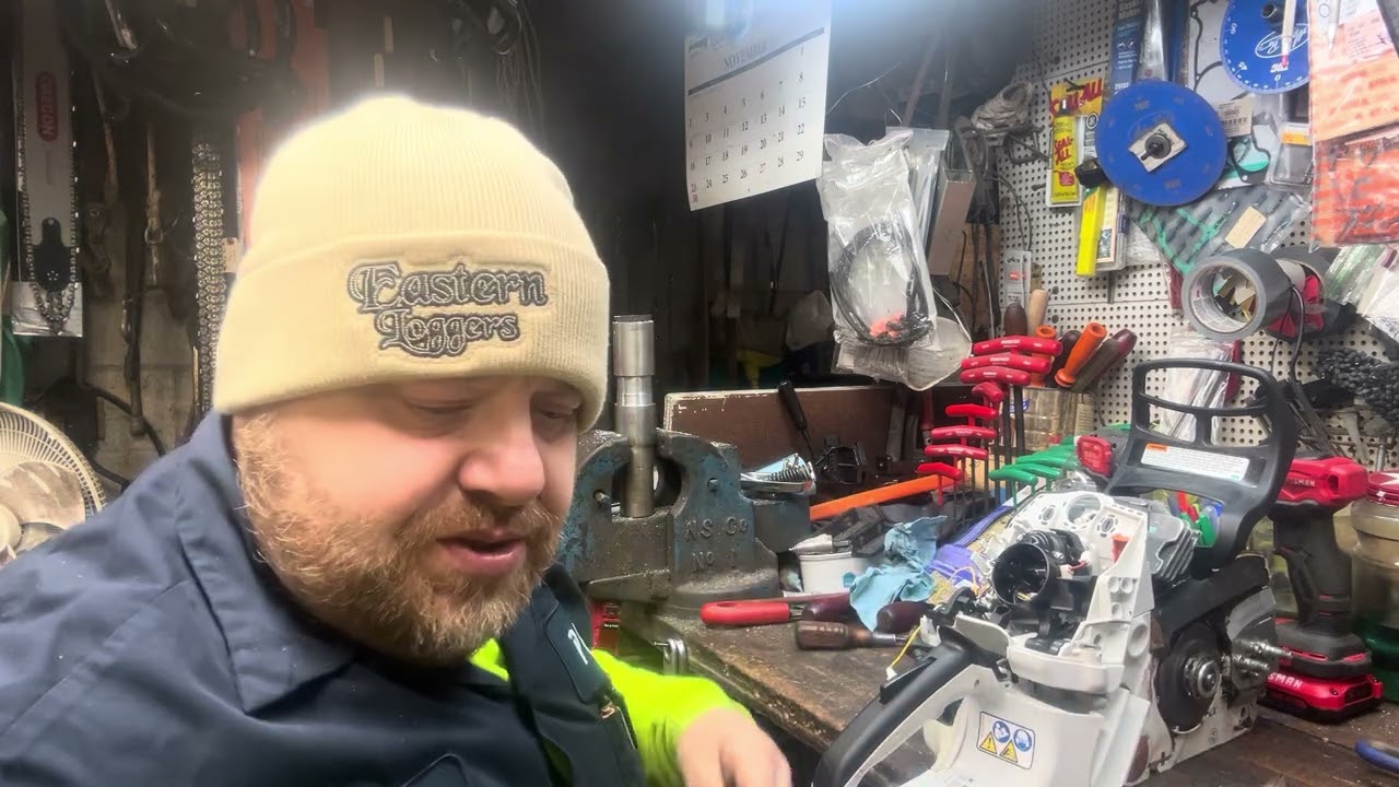 Ported RR/stihl ms362c..starting assembly 😎🦎