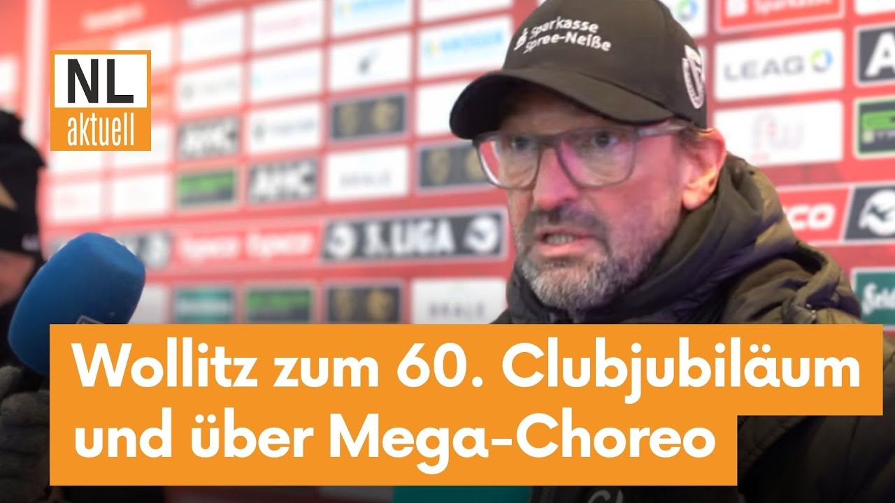FC Energie Cottbus | Pele Wollitz über 3:1 Sieg, Mega-Choreo & 250. Trainersieg zum 60. Clubjubiläum