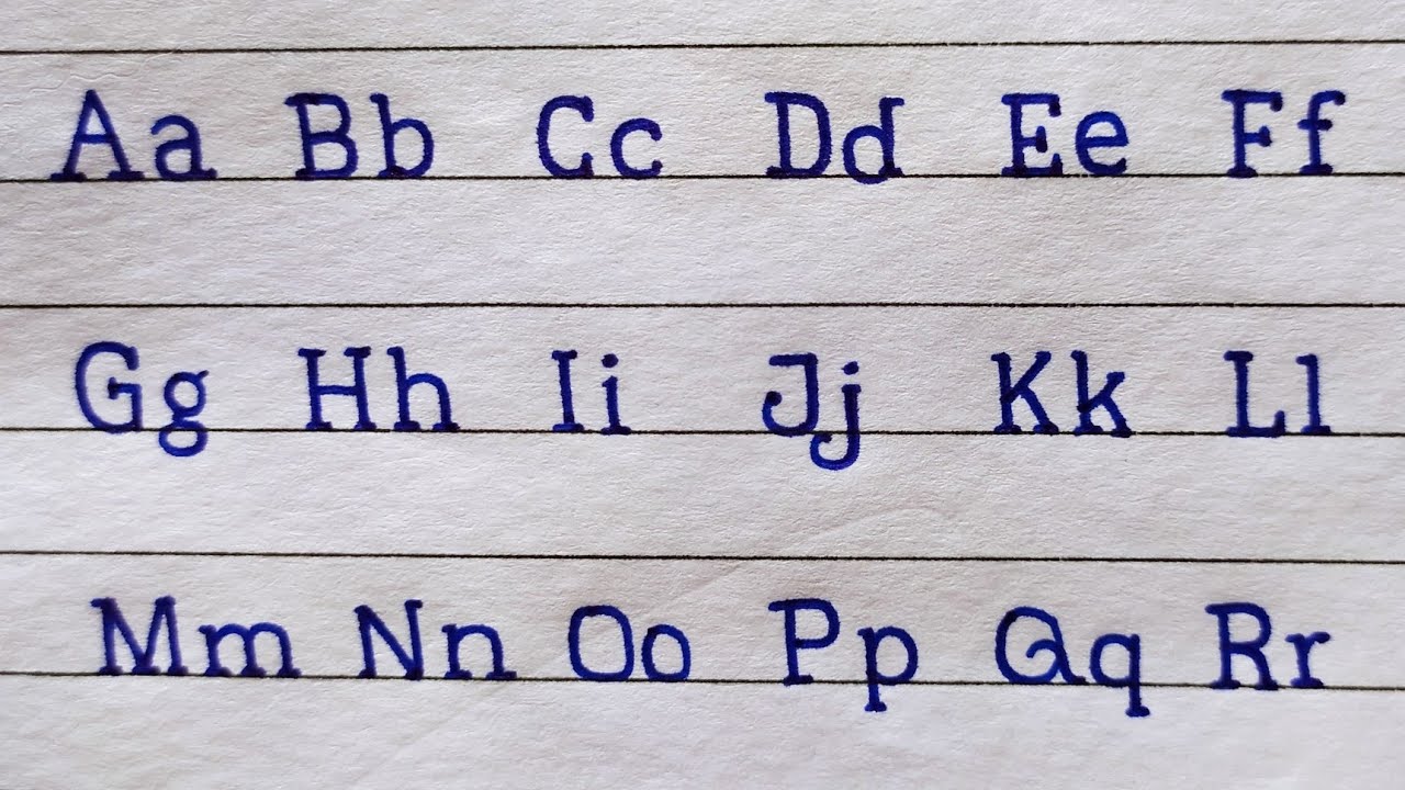 Learn English Letters Aa Bb Cc Dd | Handwriting Practice for Beginners | Alphabet Writing for Kids
