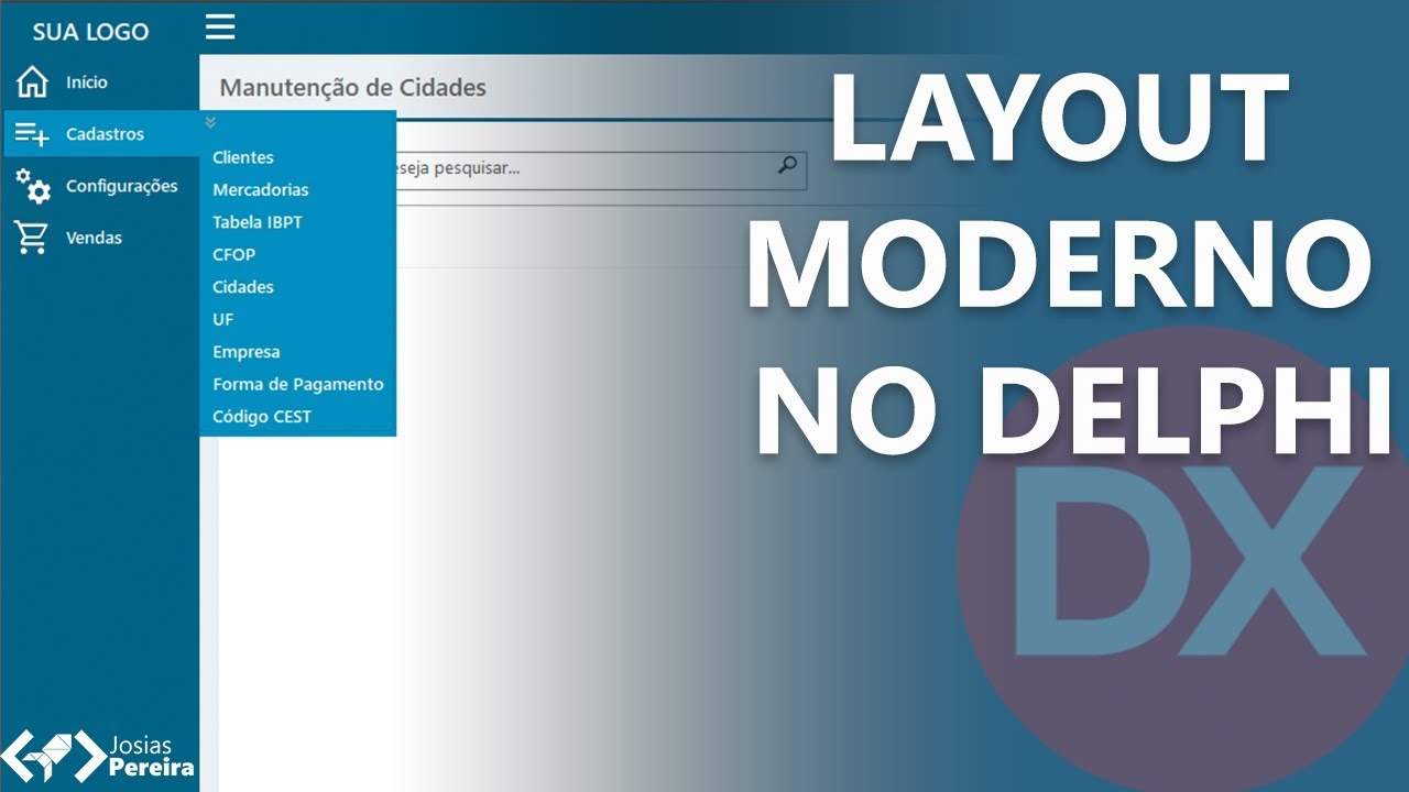 Layout Moderno Em Delphi VCL [ Fonte ] - Estilo Web[2021]