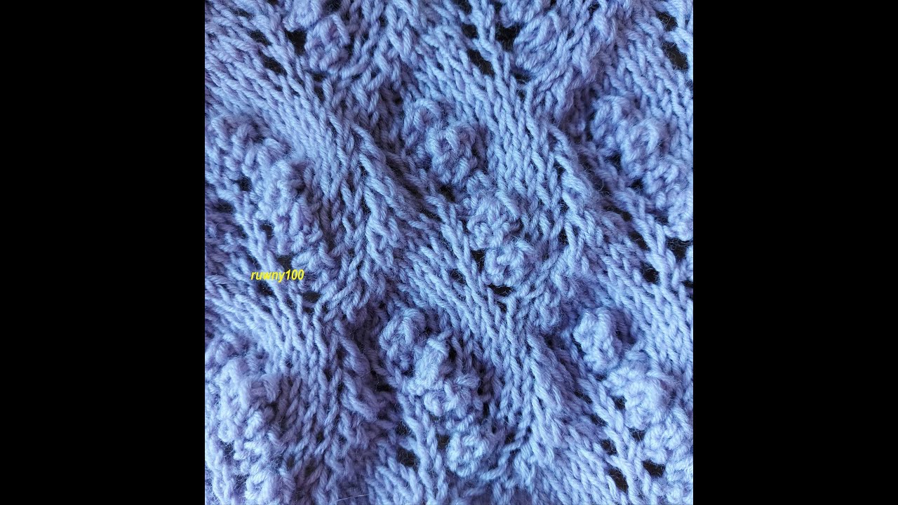 825*Maiglöckchen Muster*Noppenmuster**Stricken für Anfänger mit einer Skizze**Tutorial *Handarbeit