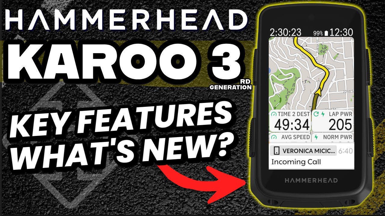 NEW Hammerhead Karoo 3 Cycling GPS // Key Features // What's New?