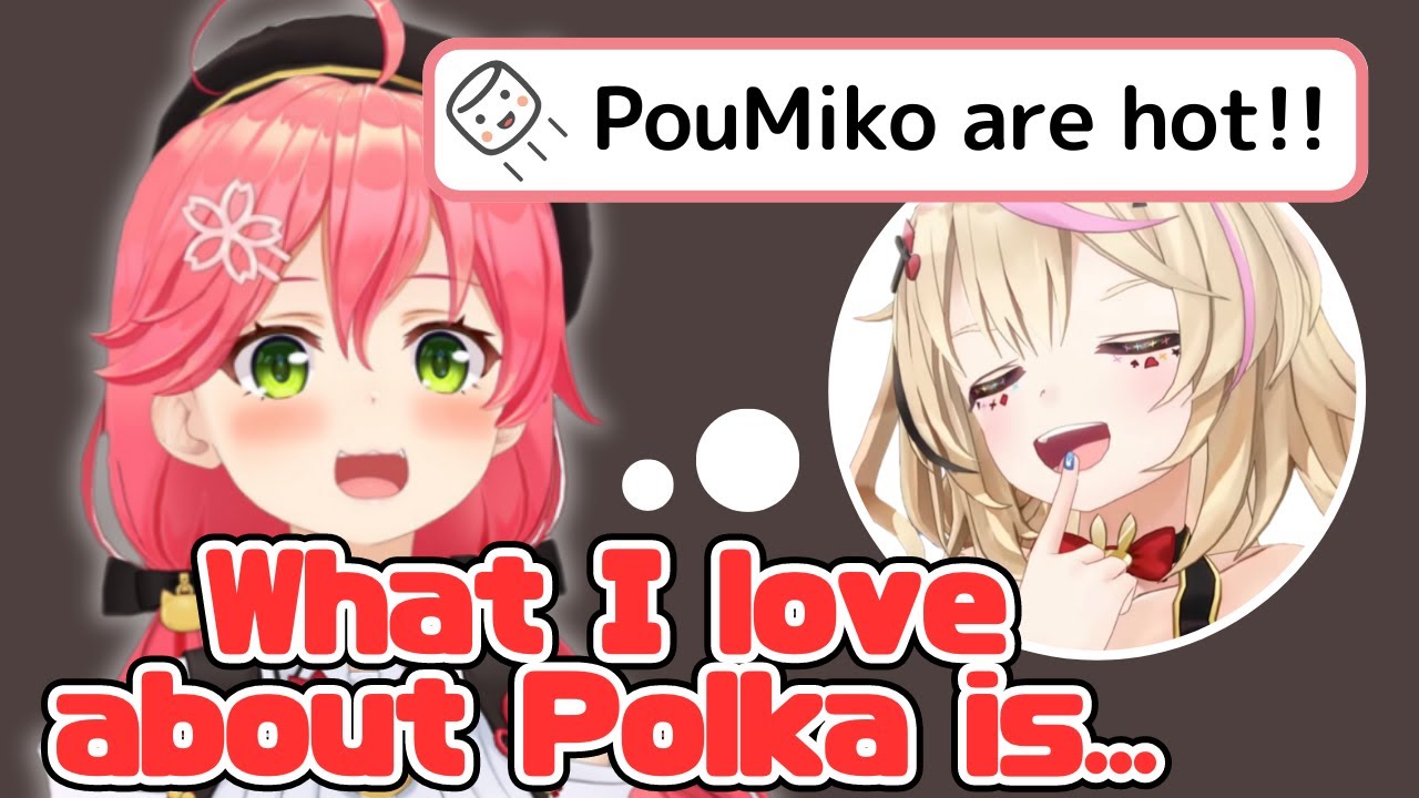 Miko Realizes Why She Wants To Stick Close to Polka[Hololive/EngSub/JpSub]