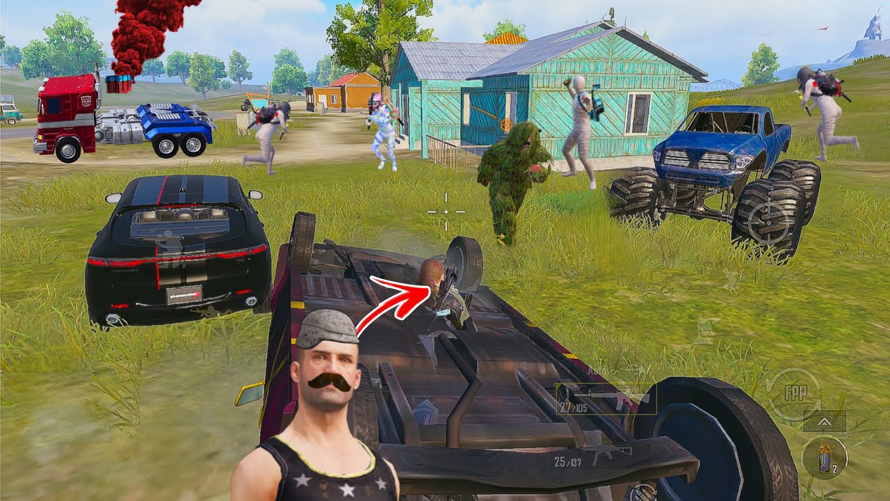 😱 Next Level Camping in PUBG Mobile | Victor 1000 IQ Funny WTF Moments 😂😈#4