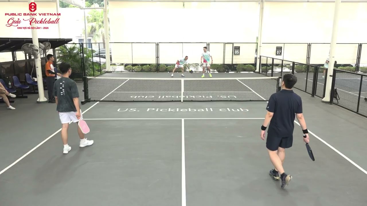 🎬ĐÔI NAM :  HIỆP -  HIẾU -vs- TUẤN - ĐĂNG| Pickleball Public Bank Việt Nam KV HN lần I - 2026