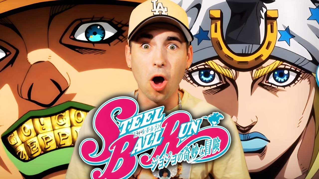 Реакция на трейлер JOJO'S BIZARRE ADVENTURE - STEEL BALL RUN