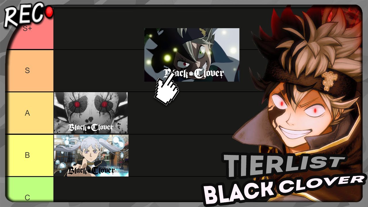 TIERLIST ABERTURAS DE BLACK CLOVER!