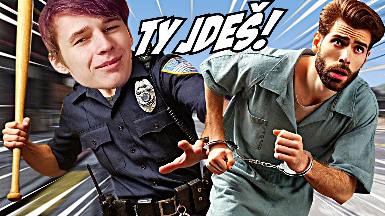 ZMLÁTIL JSEM VĚZNĚ!!!|GTA 5:POLICE-RP|