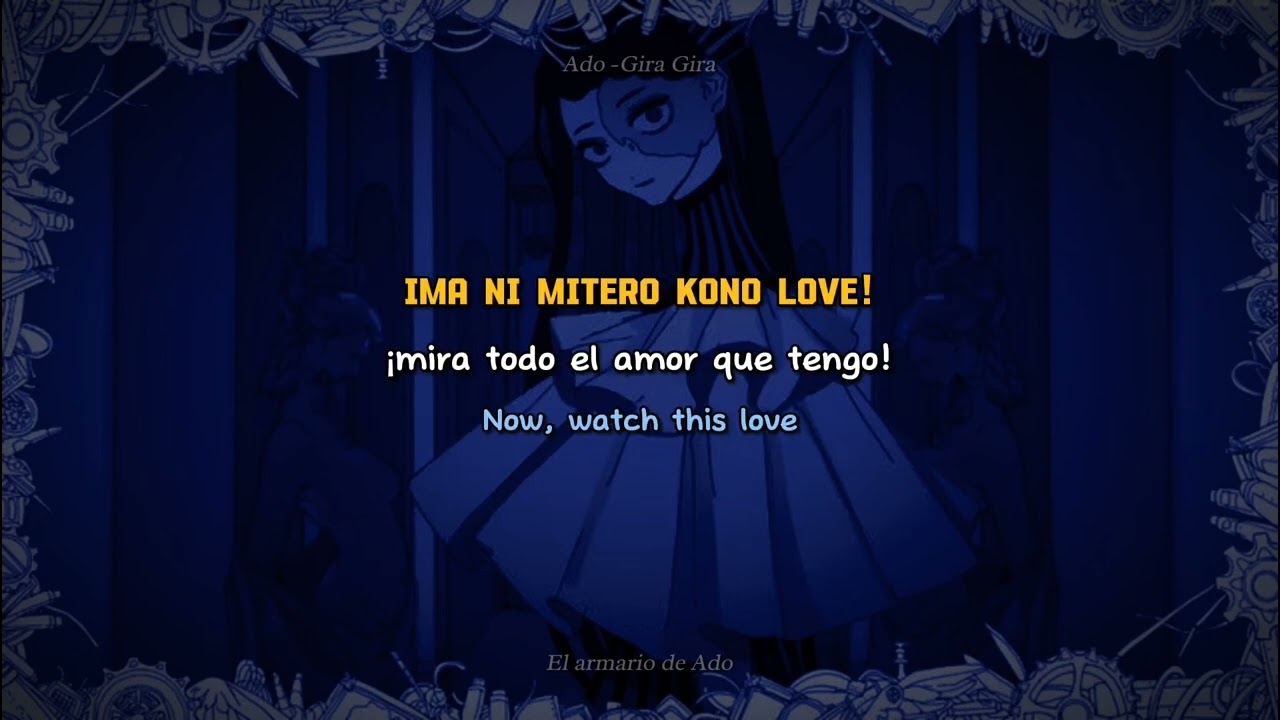 Gira Gira (ギラギラ). vocal: Ado / Romaji + sub español + sub English