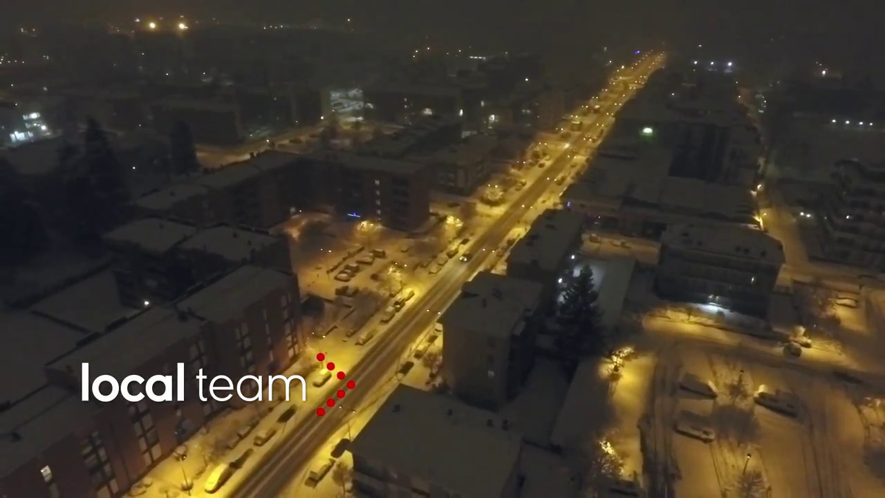 Cuneo la notte sotto la neve, 1 dicembre 2017