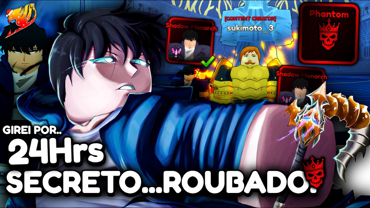 O MONARCA DAS SOMBRAS...GIREI POR 24hrs 👻 E PEGUEI O SECRET?!...O AVATAR DO DOMADOR DO SOL?!..