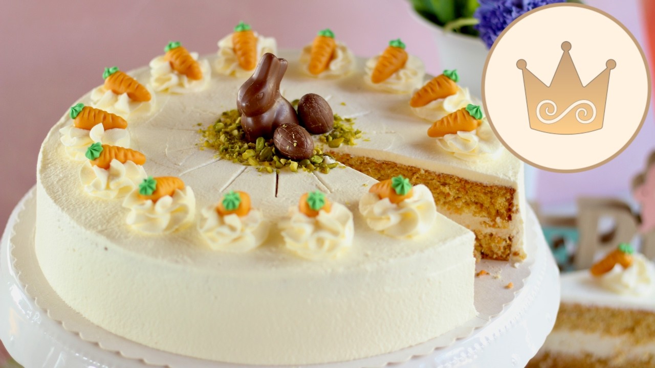 LECKERSTE OSTERTORTE! R&Uuml;BLITORTE/ KAROTTENTORTE MIT ZITRONENCREME BACKEN! REZEPT VON SUGARPRINCESS