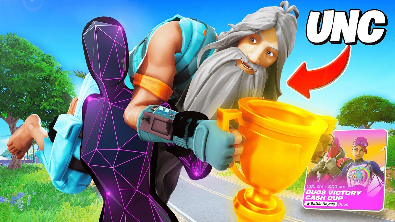 I Won a Tournament with the Oldest Fortnite Pro..