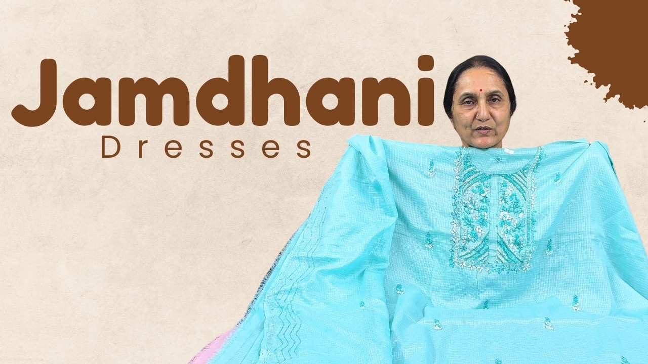 Jamdhani Dresses by Anitha Reddy \\ Trends block prints \\