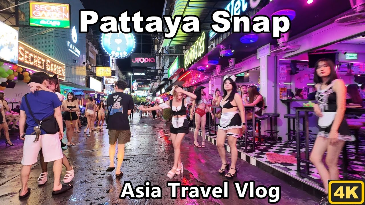 【４K】　Pattaya Snap Shot  / Asia Travel Vlog   /  パタヤ街歩き
